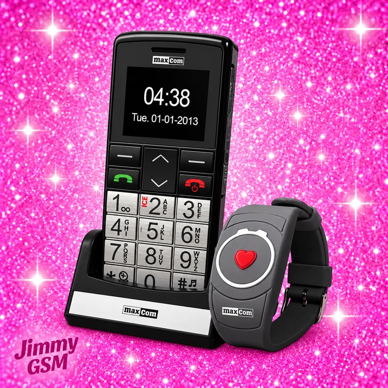 Maxcom Comfort MM715BB – SOS karkötővel