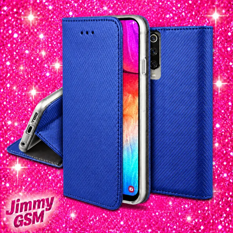 Samsung Galaxy A36 5G Oldalra Nyíló Szilikon Tok Kék